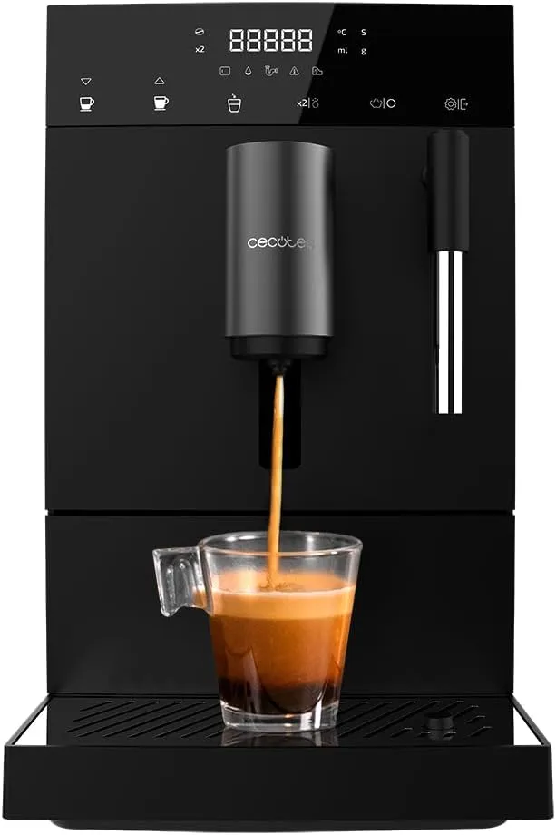 Bild von Cecotec Cumbia Cremmaet Kaffeemaschine mit 1350 W, 19 Bar Druck, Thermoblock, 5 Mahlstufen und Selbstreinigung
