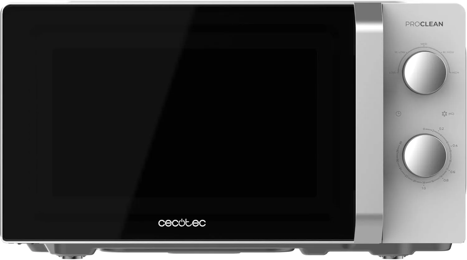 Bild von Cecotec Inverter Mikrowelle mit 19 Litern und 700 Watt, 5 Leistungsstufen, Timer bis 30 Minuten und Drehteller von 245 mm