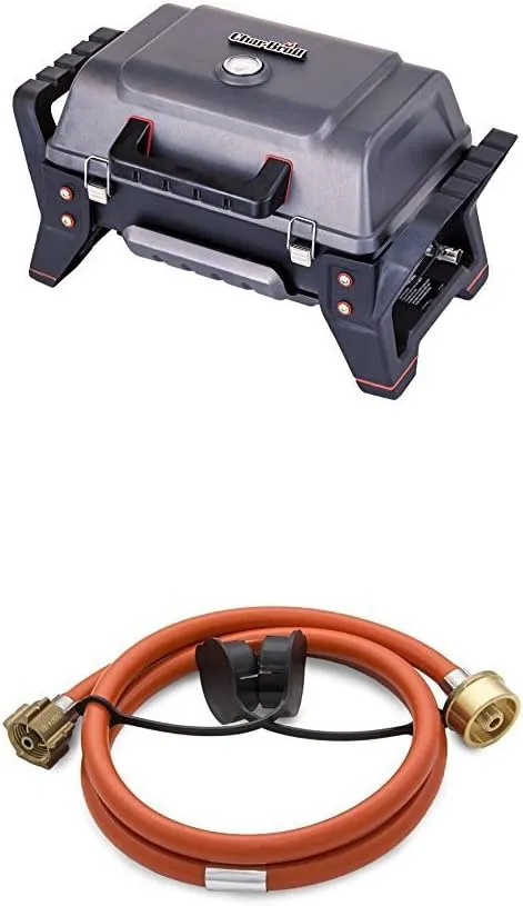 Bild von Char-Broil X200 Grill2Go tragbarer Gasgrill mit Adapterkit 140 531