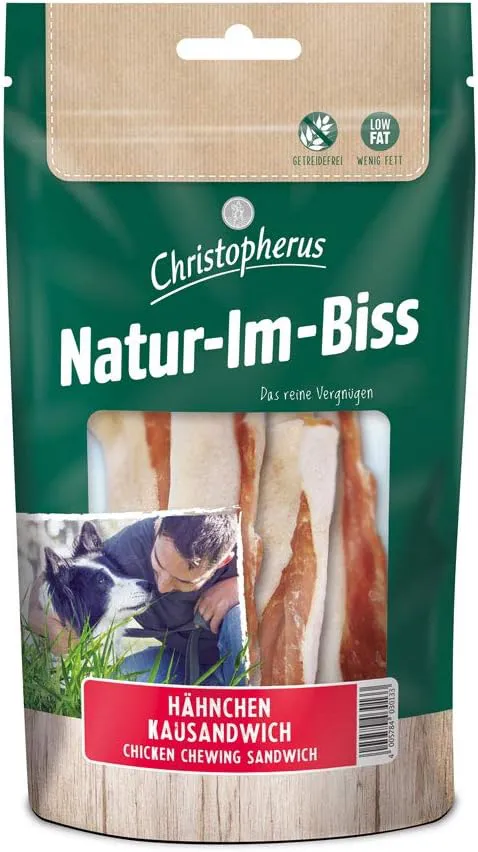 Bild von Christopherus Hähnchen-Kausandwich für Hunde, 70 g