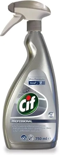 Bild von Cif Pro Formula Edelstahlreiniger 750 ml, parfümfrei für Gastronomie und Lebensmittelbereiche