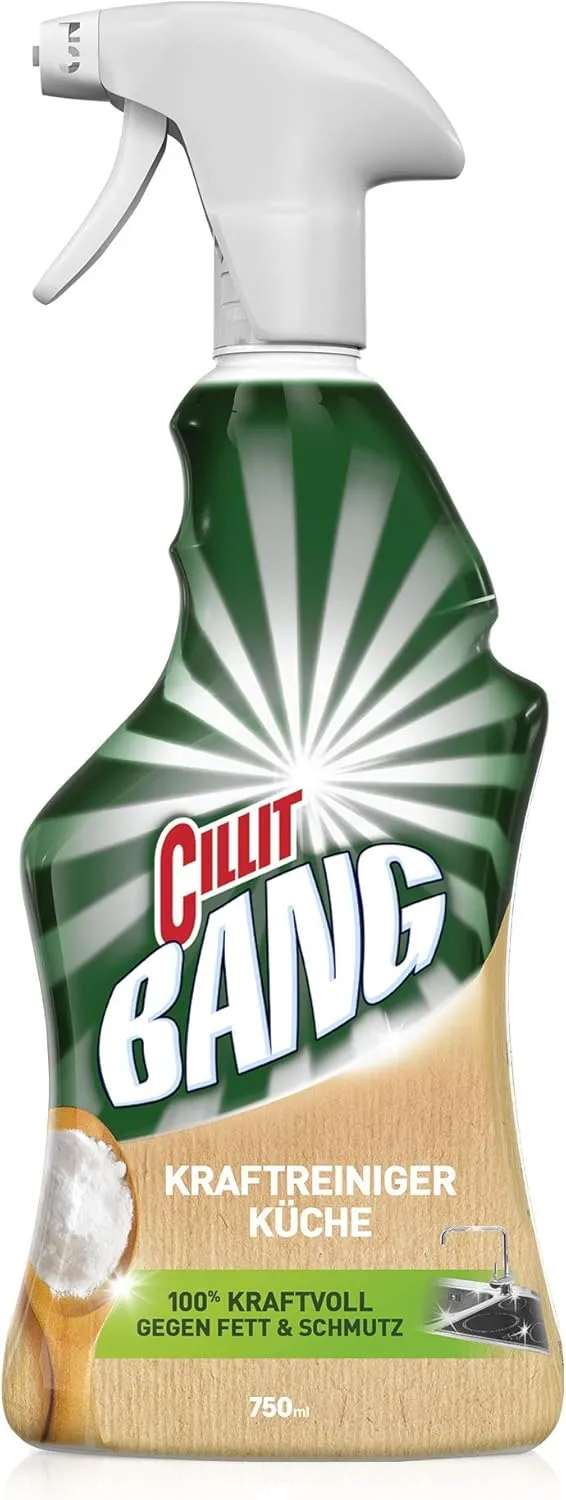 Bild von Cillit Bang Küchenreiniger mit 750 ml, 98,8% natürliche Inhaltsstoffe gegen Fett und Schmutz