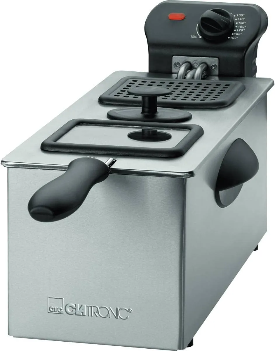 Bild von Clatronic FR 3587 Edelstahl-Fritteuse mit 3 Litern Kapazität und 2000 Watt