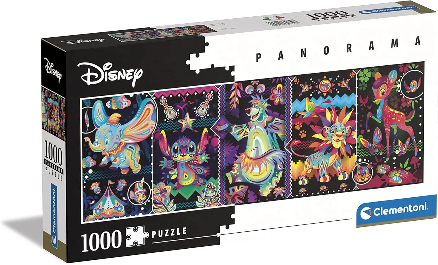 Bild von Clementoni 39659 Panorama Puzzle Disney Joys mit 1000 Teilen für die ganze Familie ab 9 Jahren