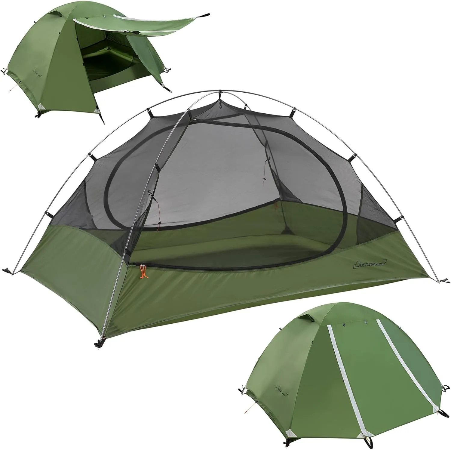 Bild von Clostnature Zelt für 3 Personen, wasserdicht und leicht, ideal für Camping und Outdoor-Aktivitäten