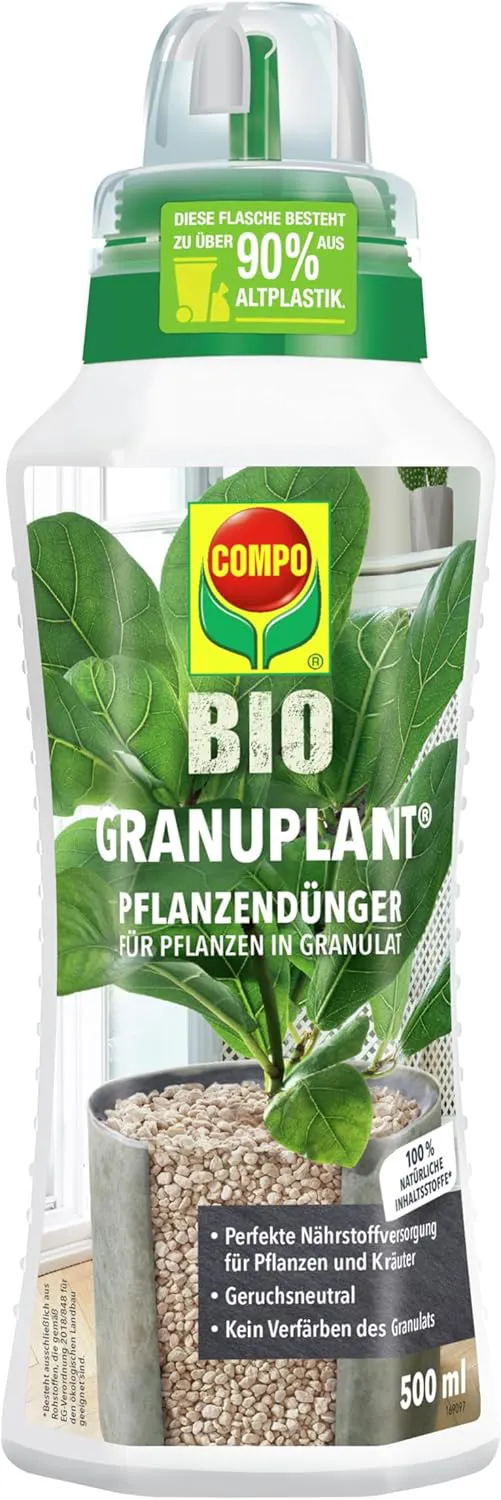 Bild von COMPO Bio Granulant Pflanzendünger mit 100% pflanzlichen Inhaltsstoffen in 500 ml für Semi- und Hydrokultur