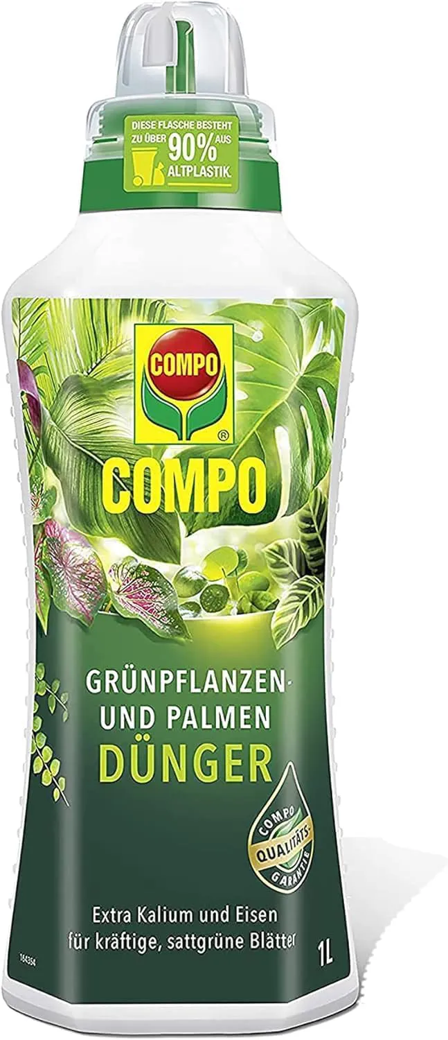 Bild von COMPO Flüssigdünger für Grün- und Palmenpflanzen, 1 Liter
