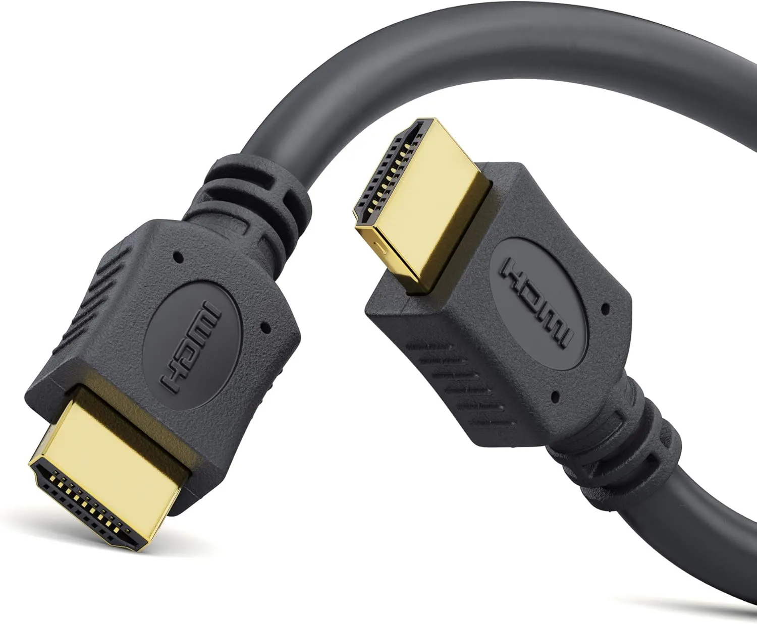 Bild von conecto HDMI Kabel High Speed mit Ethernet, 1,5 m, vergoldete Stecker, 4K und 3D Unterstützung