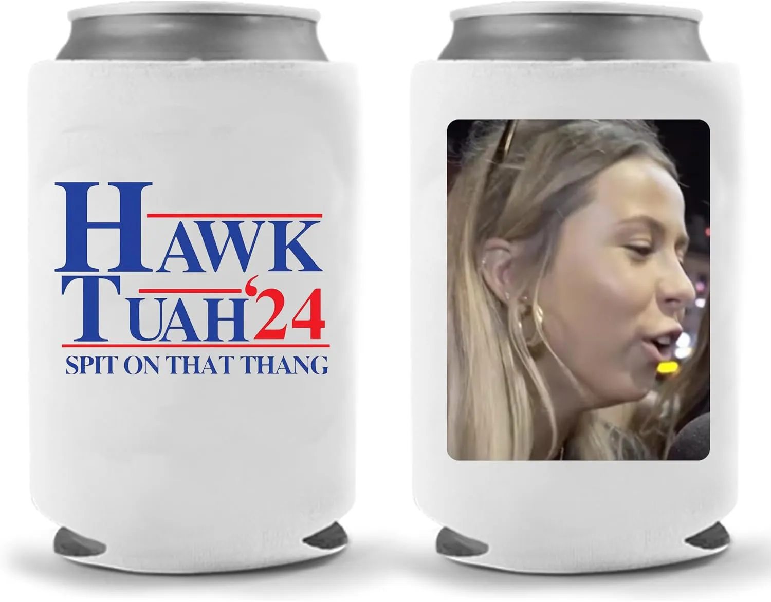Bild von Cool Coast Products Hawk Tuah Getränke-Kühler aus Neopren, witzige Dosenhülle für Partys und Geschenke