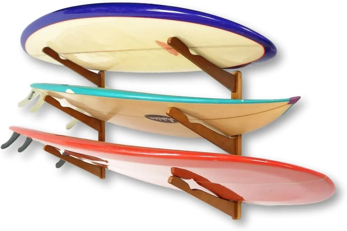 Bild von COR Surf Wandhalterung für Surfbretter, Snowboards und Skateboards, dreistufiges Display