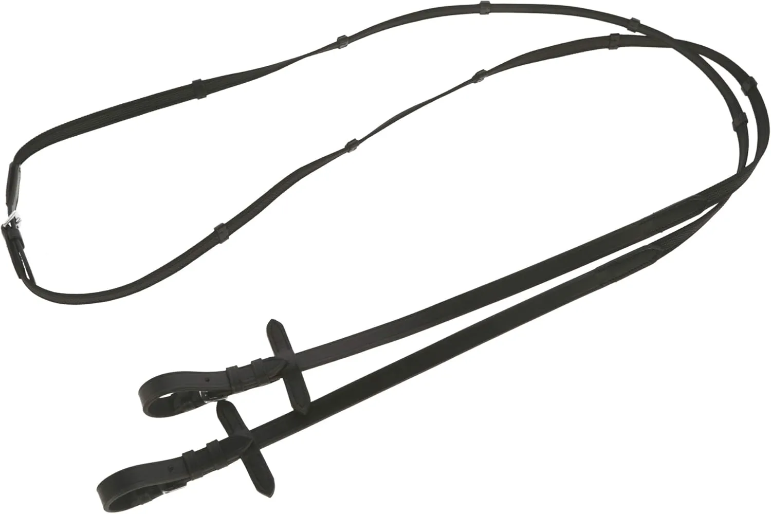 Bild von Covalliero Kerbl Antislip Gummizügel in Schwarz, 15 mm, Größe Full