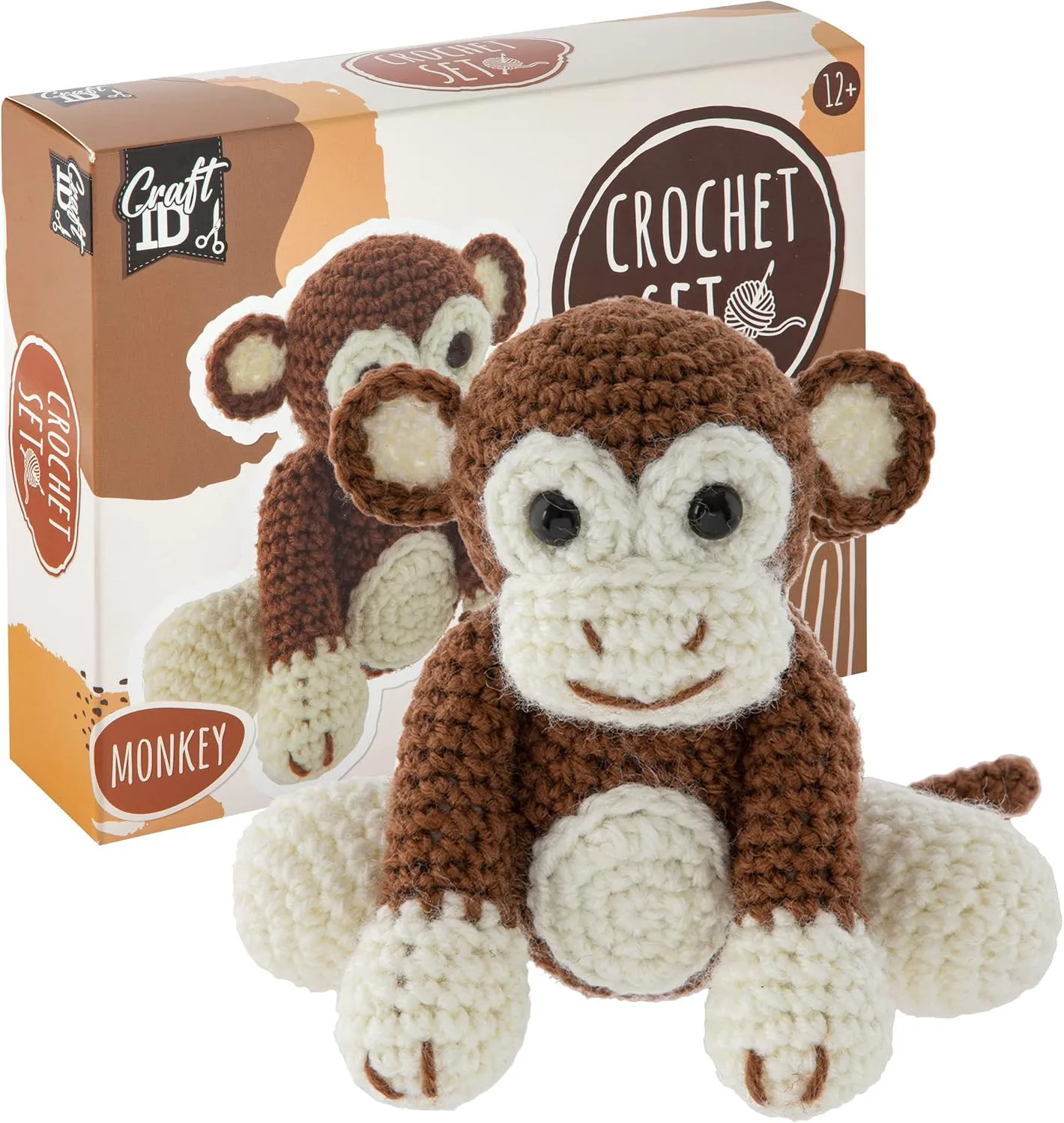 Bild von Craft ID Amigurumi Häkelset für Kinder und Erwachsene mit Häkelnadeln und Anleitungen für Kuscheltiere