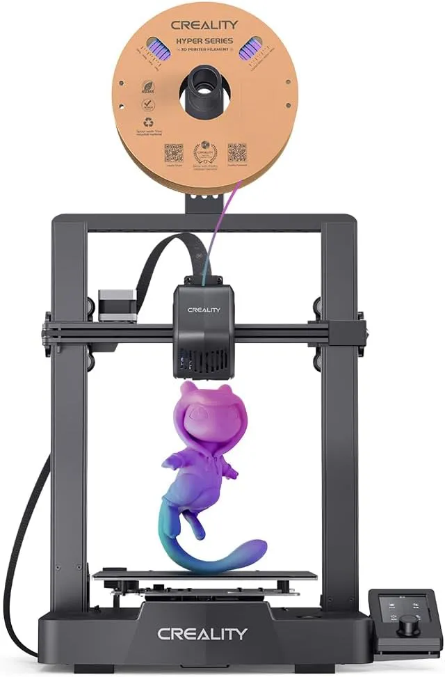 Bild von Creality Ender 3 V3 SE 3D Drucker mit 250 mm/s Druckgeschwindigkeit, CR Touch Auto Leveling und einer Druckgröße von 22 x 22 x 25 cm