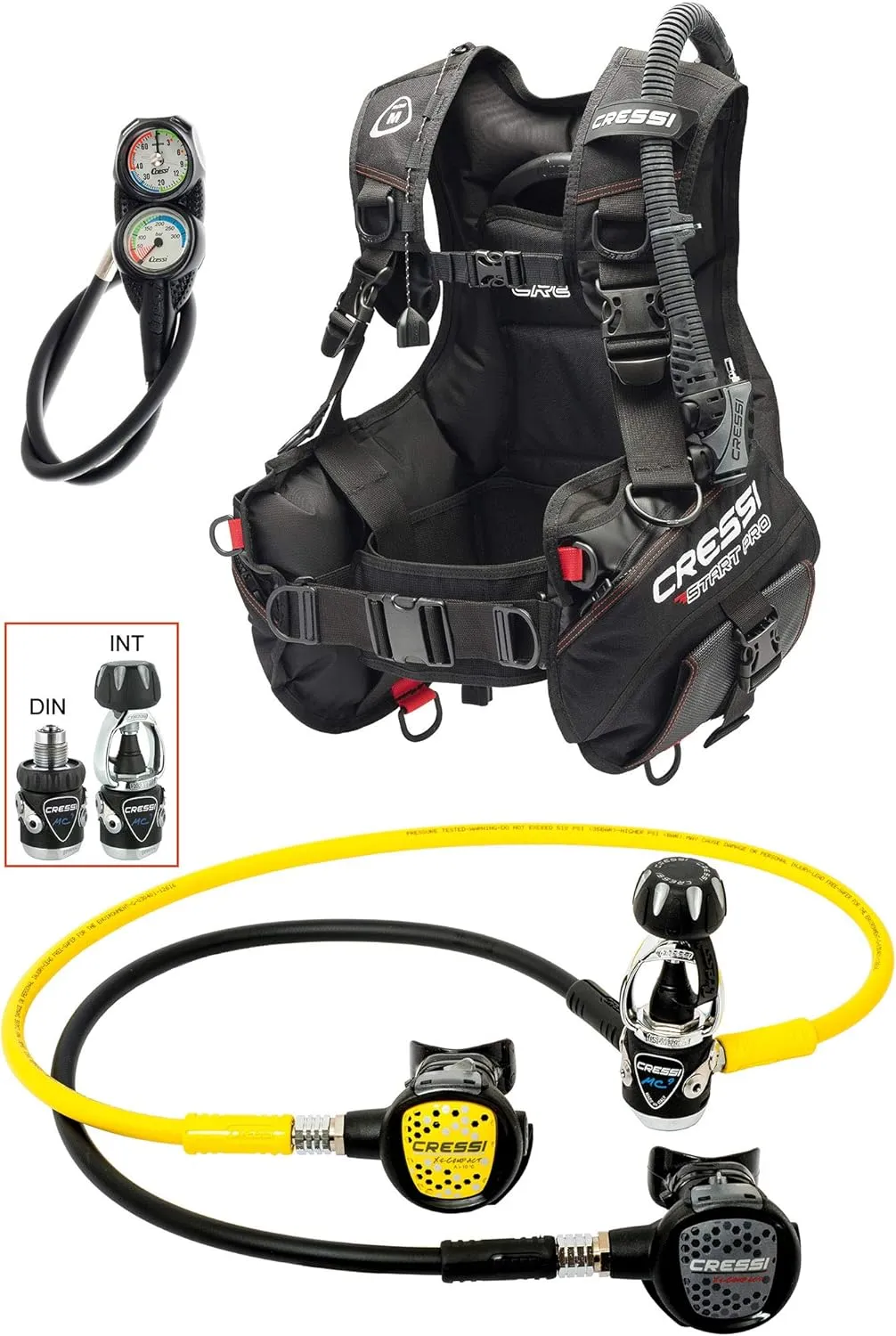 Bild von Cressi Start Pro Tauchset