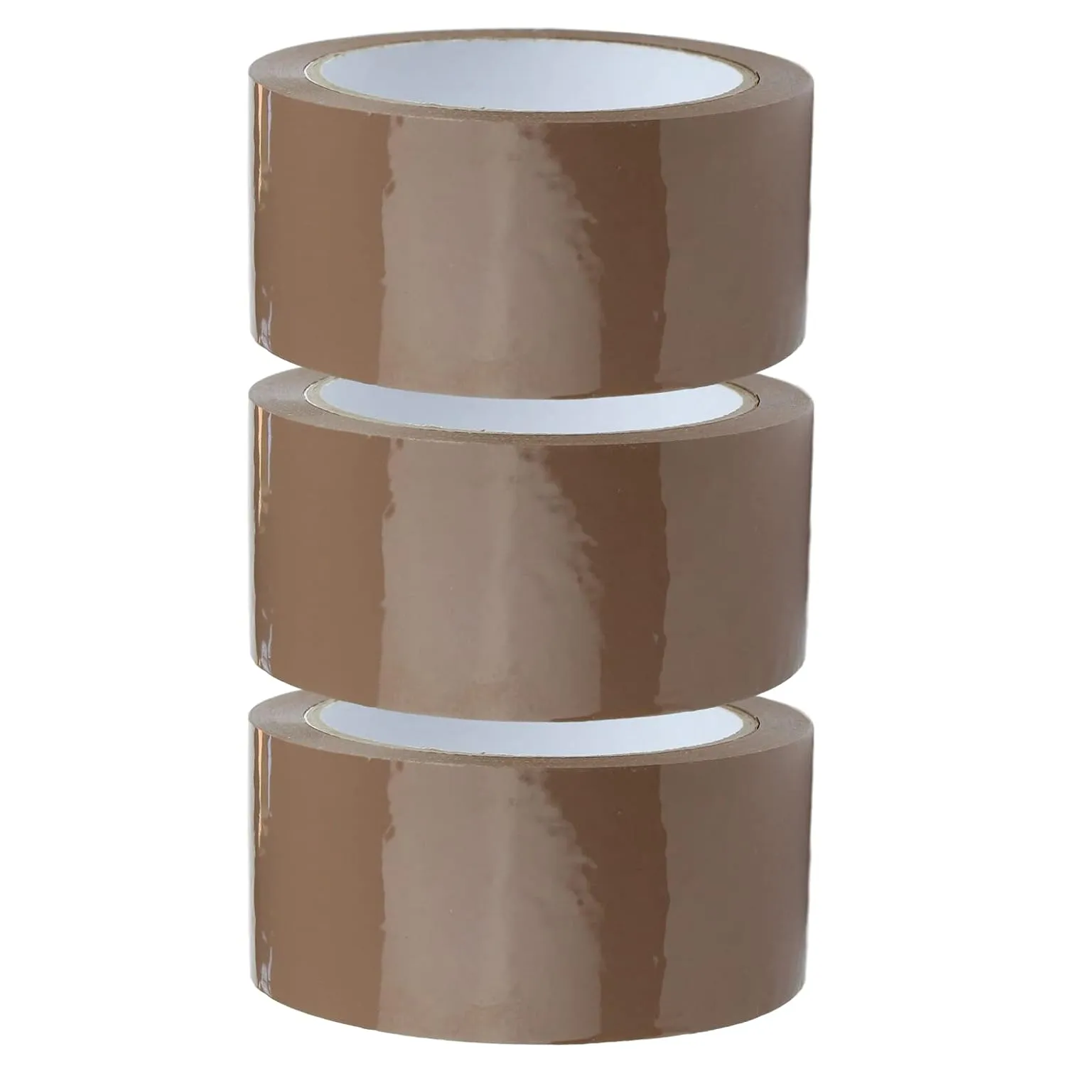 Bild von Crimson Starfish 3er Pack braunes Paketklebeband mit 48mm x 66m Rollen, geräuscharm und ideal für Umzüge und Versand