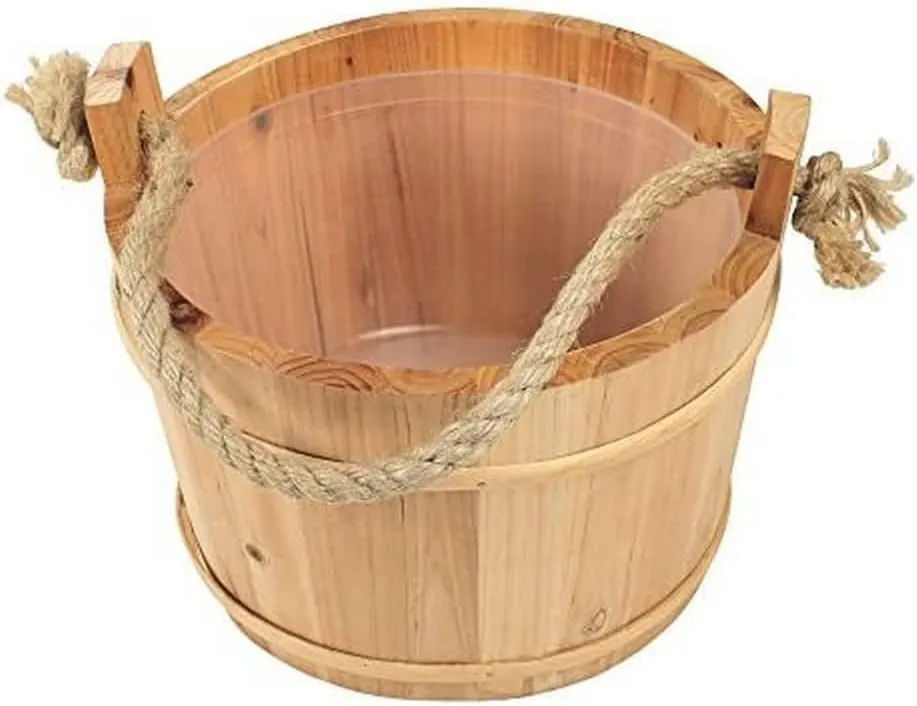 Bild von Croll & Denecke Saunakübel aus Holz mit einem Durchmesser von 28 cm