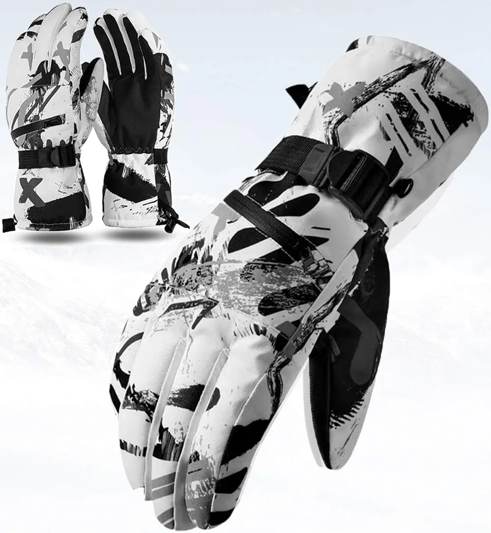 Bild von CXW Skihandschuhe für Damen und Herren, wasserdicht und mit Touchscreen-Funktion