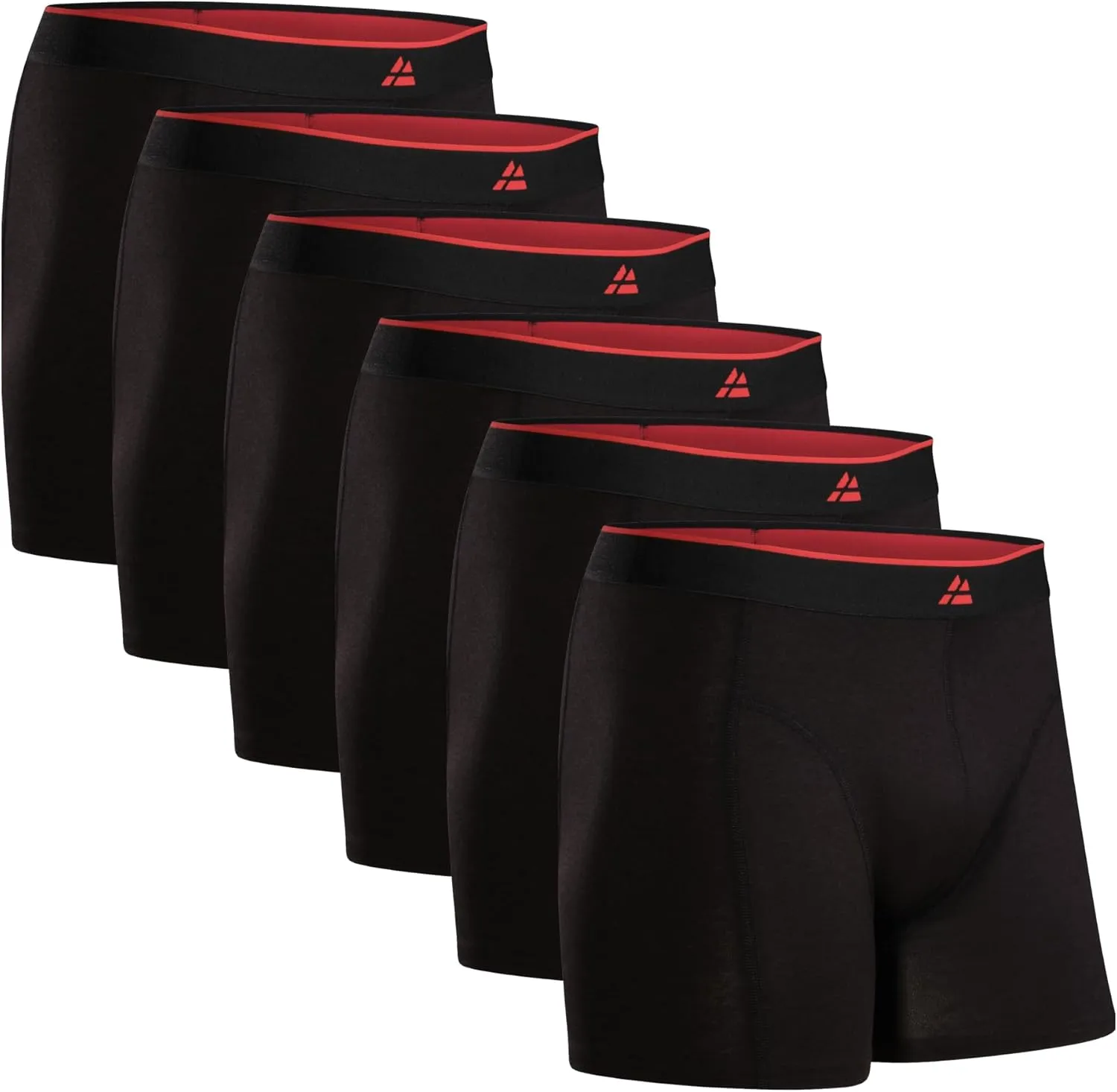 Bild von DANISH ENDURANCE 6er Pack Herren Boxershorts aus Bambus, superweich und atmungsaktiv