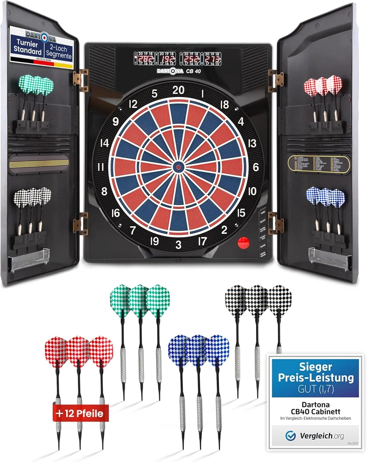 Bild von Dartona CB40 Elektronische Dartscheibe