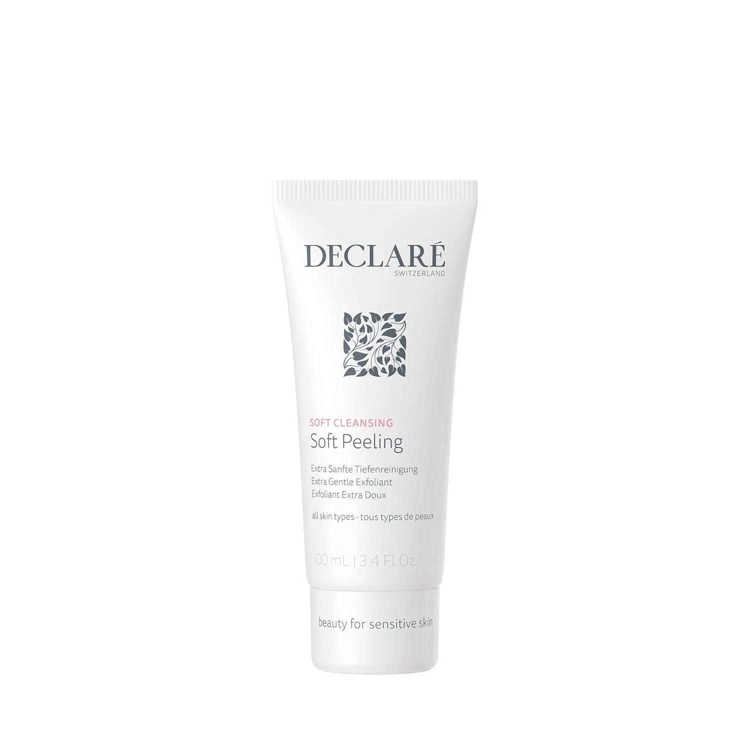 Bild von Declaré Soft Cleansing Peeling 100 ml für strahlendes Aussehen mit Zaubernuss Extrakt und Panthenol, geeignet für alle Hauttypen