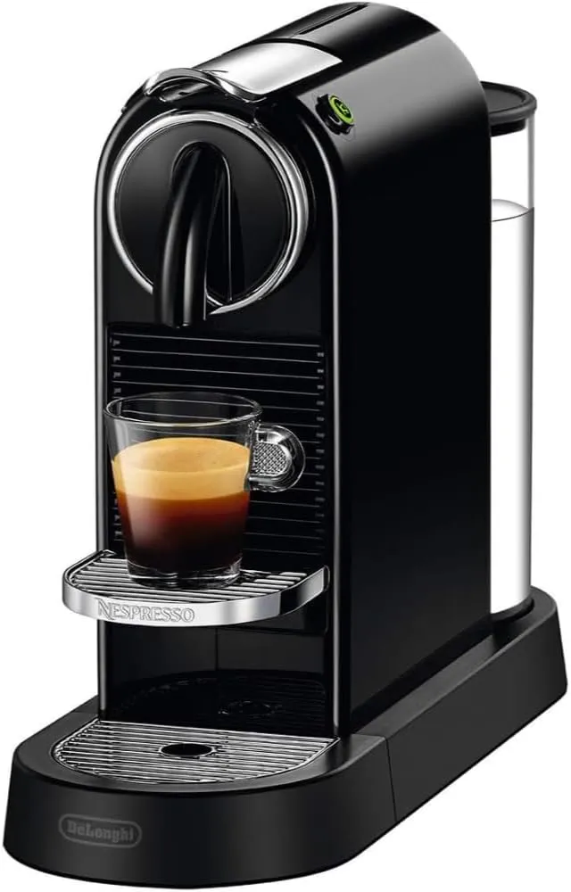 Bild von De'Longhi Nespresso Citiz EN167.B Espressomaschine in Schwarz mit Hochdruckpumpe