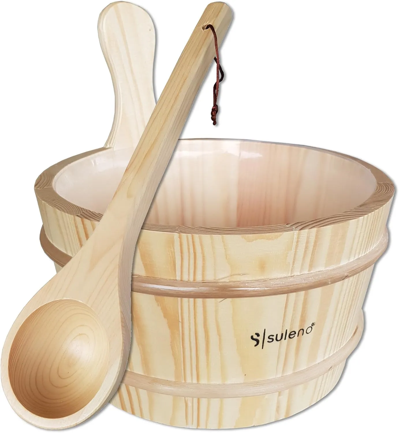 Bild von Demmelhuber 3-teiliges Sauna-Set mit Saunakübel und Aufgusskelle
