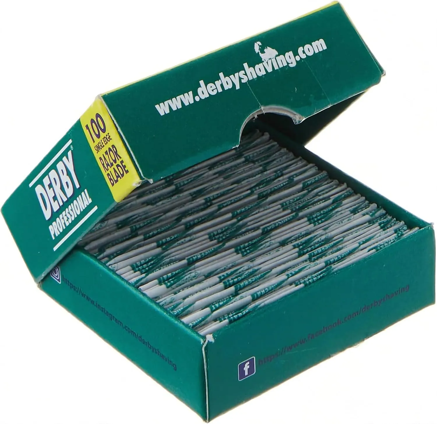 Bild von Derby Professional Rasierklingen 100 Stück im Einzelpack