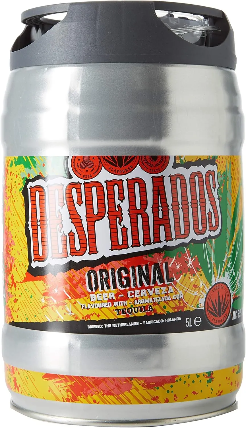 Bild von Desperados Tequila Fass mit 5 Litern, Einweg, im 1er Pack