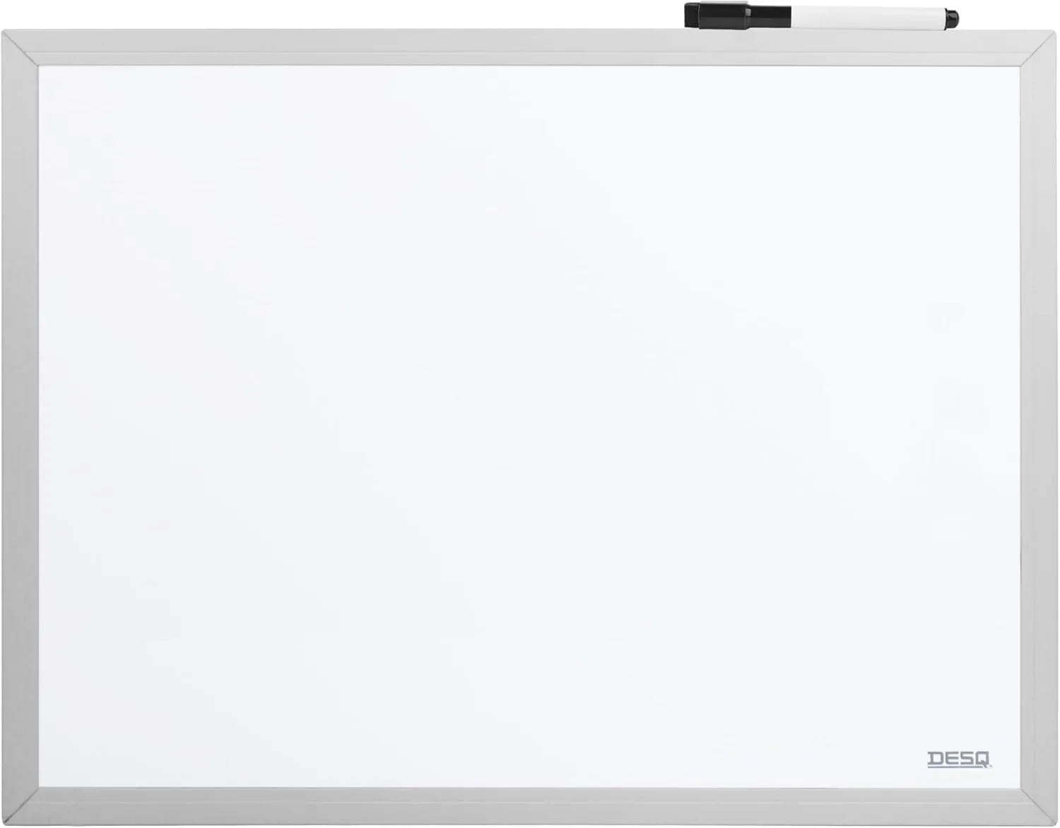 Bild von Desq 4201 Whiteboard Magnettafel 30 x 40 cm mit integriertem Filzwischer und Whiteboardmarker