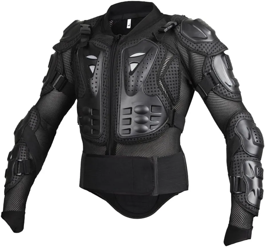 Bild von Dexinx Motorrad Schutzjacke mit Full Body Armor und Rückenschutz für Street und Motocross