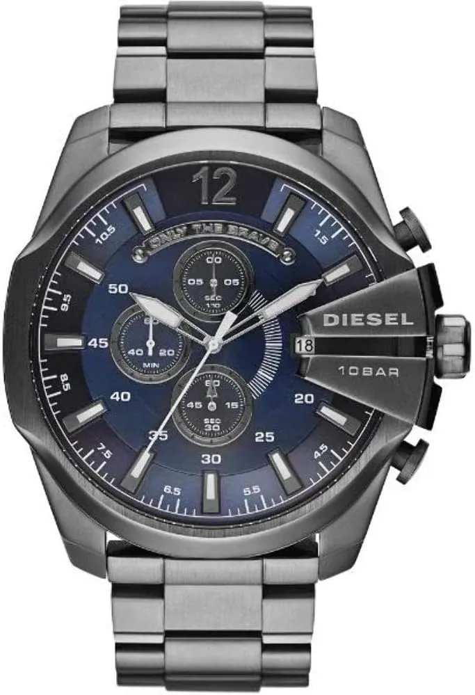 Bild von Diesel Chief Series Herrenuhr mit Chronographenwerk und wahlweise Silikon-, Edelstahl- oder Lederarmband