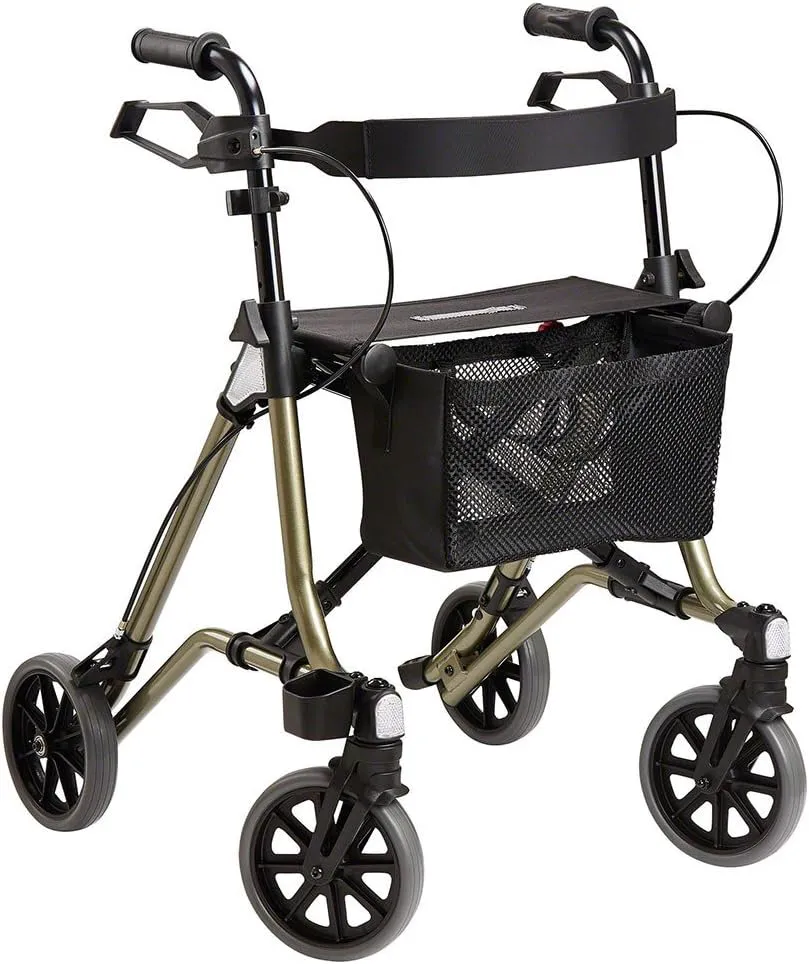 Bild von Dietz Taima M-GT Aluminium Rollator mit Rückengurt und Tasche, 5,8 kg leicht