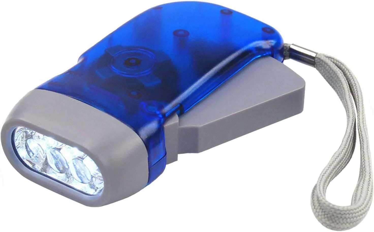 Bild von DIGIFLEX Handbrenner und 3 LED Dynamo Taschenlampe von TRIXES für Camping und Outdoor, ohne Batterien, wiederaufladbar und umweltfreundlich