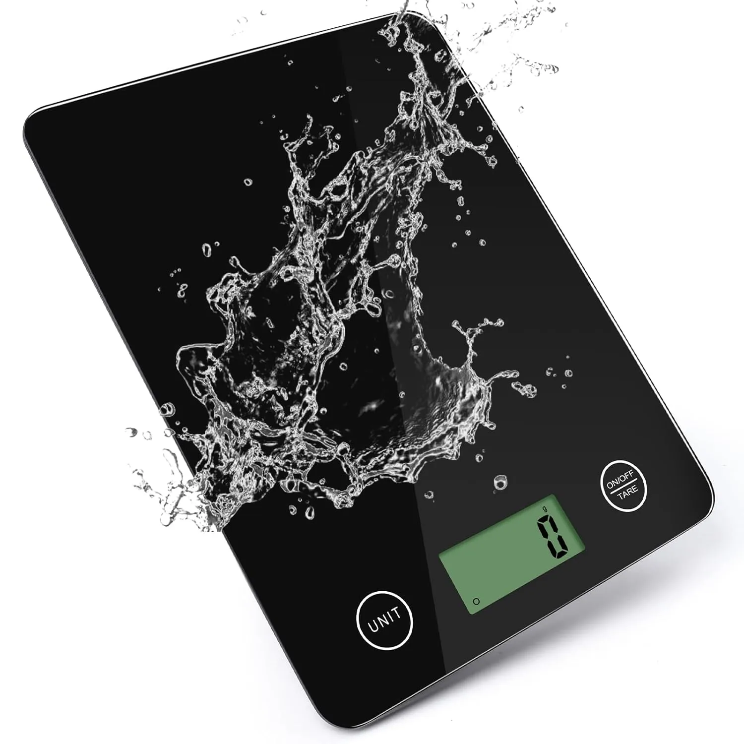 Bild von Digitale Küchenwaage mit 5 kg Kapazität und LCD Display, 1 g Genauigkeit, Abstellautomatik, 6 Maßeinheiten und Tara Funktion