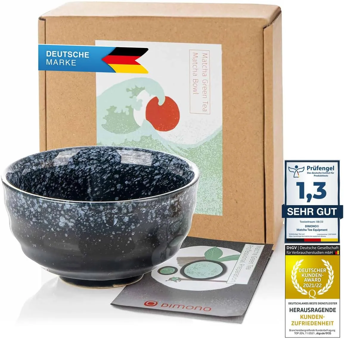 Bild von Dimono Matcha Tee-Tasse aus Keramik für japanischen Tee