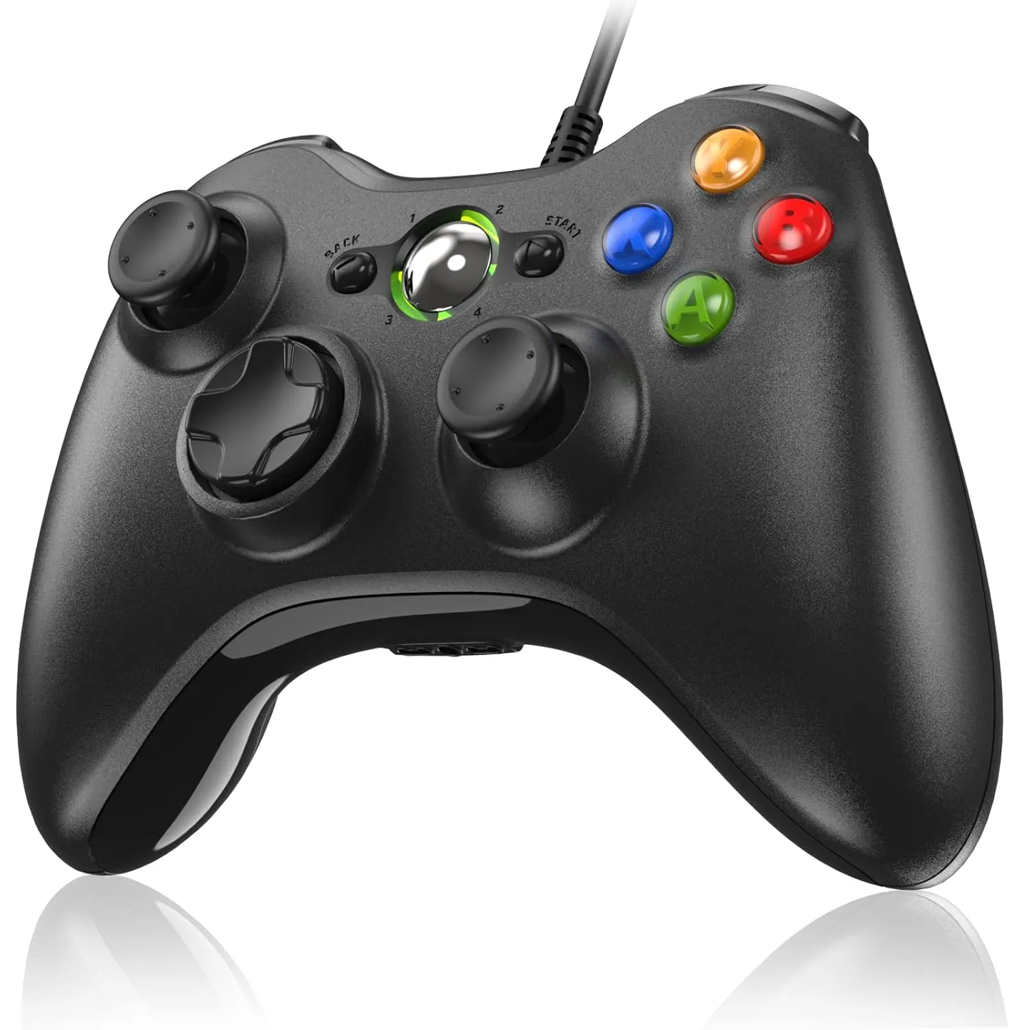 Bild von Diswoe Wired Controller für Xbox 360 und PC mit USB Kabel