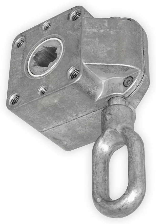 Bild von DIWARO Schneckengetriebe für Markisen 7 zu 1 mit 13 mm Innenvierkant