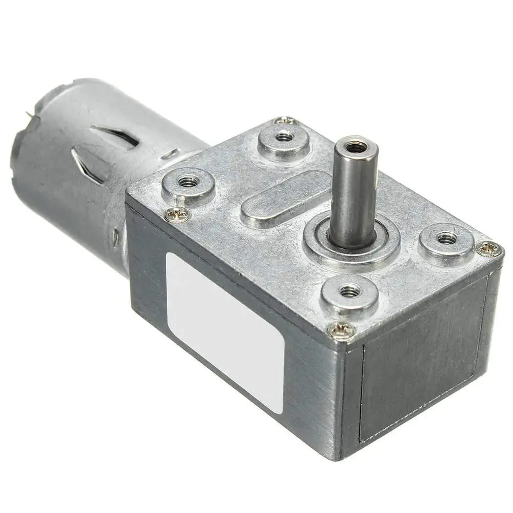 Bild von DollaTek JGY370 DC Motor mit 12V und 90 RPM, hohem Drehmoment und Turboschneckengetriebe