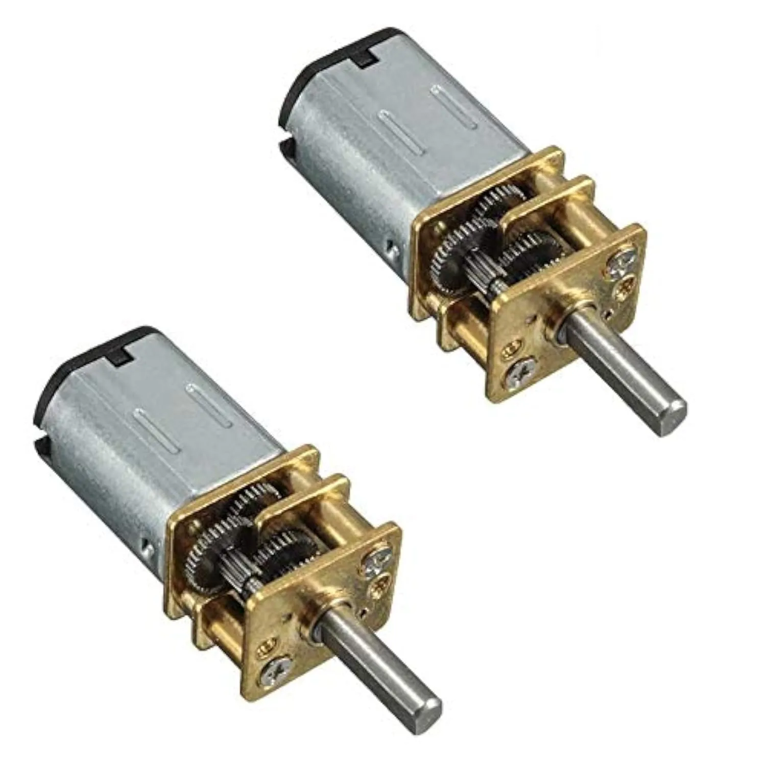 Bild von DollaTek Mini Metall Zahnrad Getriebemotor GA12-N20 mit 2 Stück und 70 Umdrehungen pro Minute