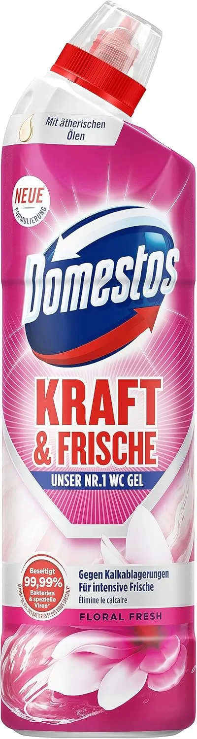 Bild von Domestos Kraft und Frische WC Gel Floral Fresh 750 ml