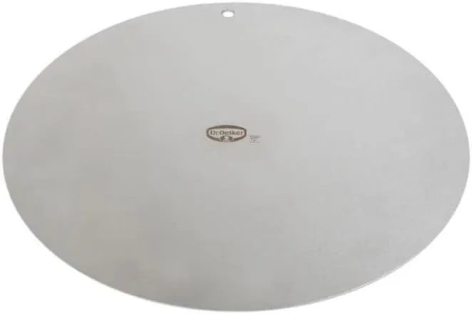 Bild von Dr. Oetker Profi Deko- und Transportplatte aus Edelstahl mit 32 cm Durchmesser, spülmaschinenfest und vielseitig einsetzbar
