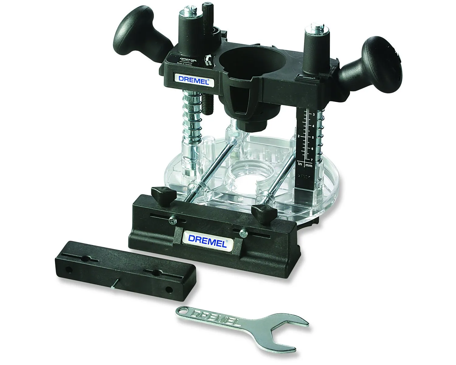 Bild von Dremel 335-01 Tauchfräsenaufsatz für Drehwerkzeuge, kompakt und leicht, ideal für Holzbearbeitung und Einlegerarbeiten