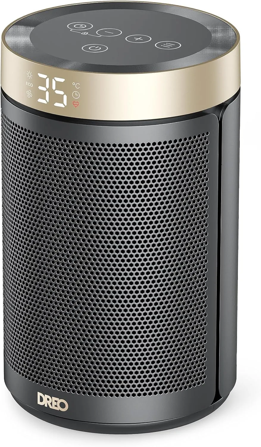 Bild von Dreo Atom 316 Heizlüfter mit 1500W, leise 34 dB, PTC Keramik, Thermostat, Überhitzungs- und Kippschutz sowie 12 Stunden Timer