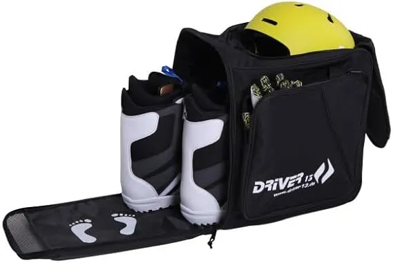 Bild von Driver13 Skischuhrucksack mit Helmfach für Skischuhe, Snowboardboots und Inliner, seit 2007 das Original