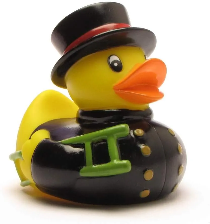 Bild von DUCKSHOP Badeente Schornsteinfeger mit Schlüsselanhänger, 7,5 cm