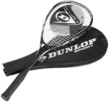 Bild von Dunlop BIOTEC LITE TI SILVER DELUXE Squashschläger mit Schlägerhülle