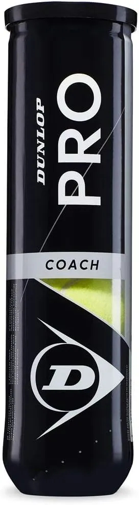 Bild von Dunlop Pro Coach Tennisball Set mit 4 Bällen für Training und Coaching