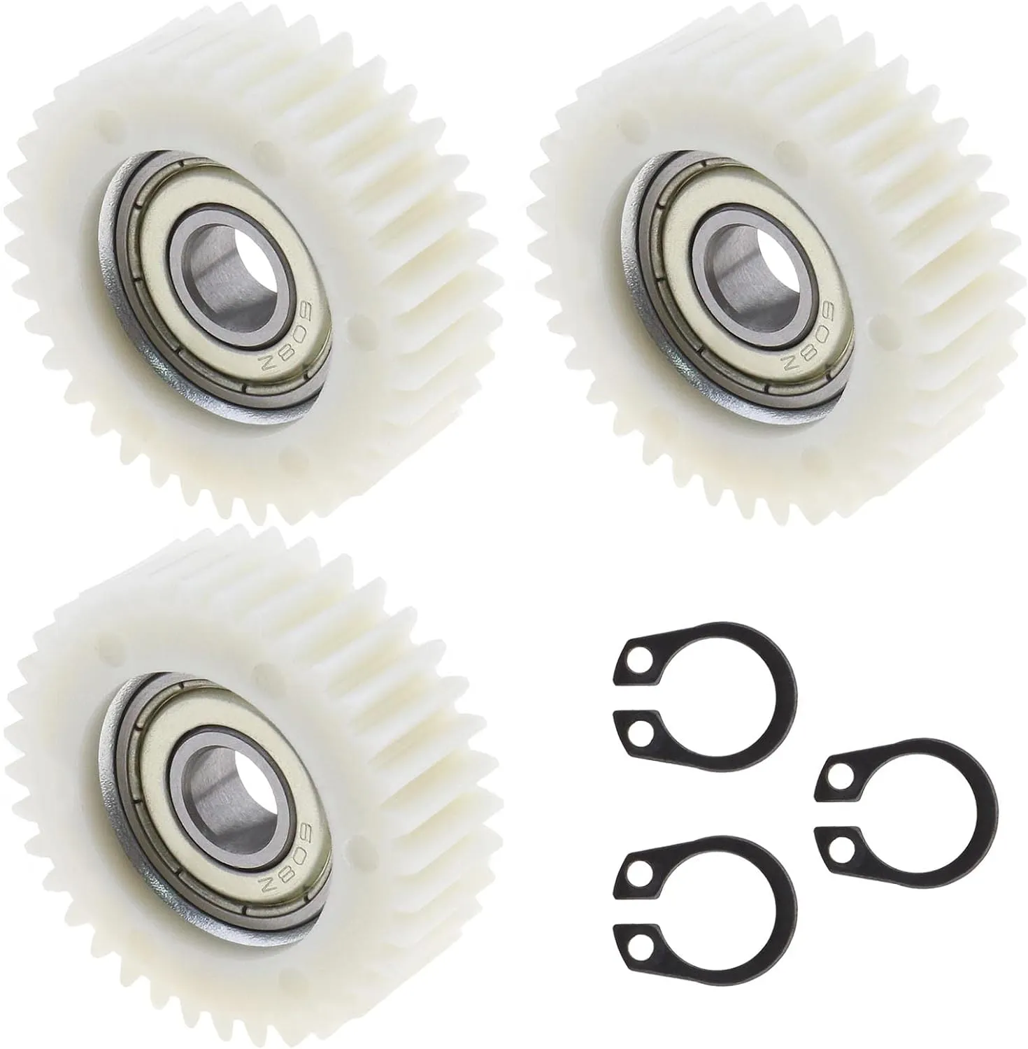 Bild von E-Bike Radnabenmotor Planetengetriebe Set mit 3 Stück und 36 Zähnen, kompatibel mit Bafang Motor, Durchmesser 38 mm