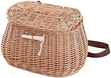 Bild von e-wicker24 Weiden Anglerkorb für Zubehör