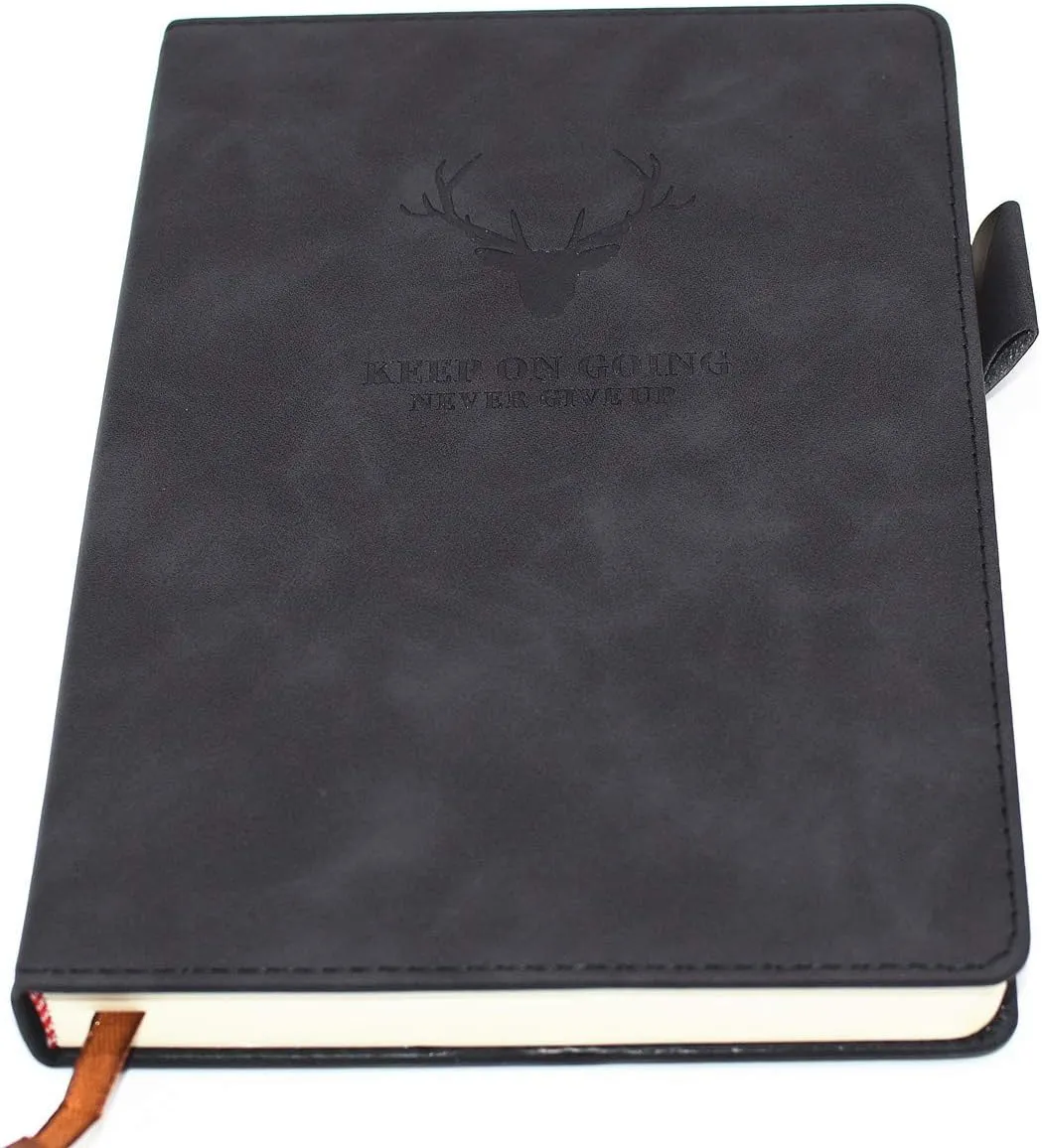 Bild von Earning Power A5 Notizbuch mit Hardcover, 360 Seiten und 80 g/m² Premium-Papier in Schwarz